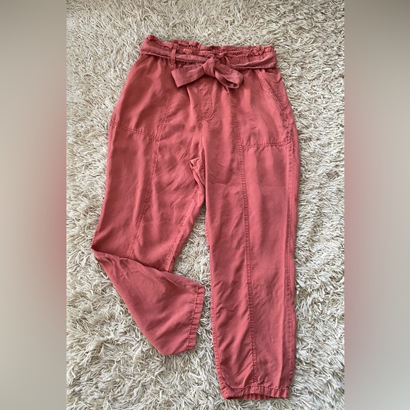 Social Standard By Sanctuary Women's High Waist Melody Paperbag Pant Marsala, XL - Picture 2 of 15